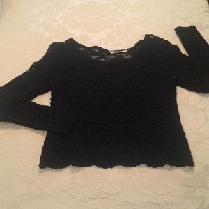 “Super Sexy” Black/Spandex Lace Top